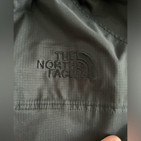 North face women’s large black rain jacket belted trench coat - Picture 7 of 13